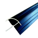 Classic Type B External Corner - Aluminium Extrusion - Matt Black - 2450mm Long