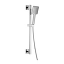 Quba Slide Rail with Handshower & Smooth Hose - Diamond Chrome