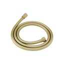 1.5m Smooth PVC Shower Hose - Brushed Brass