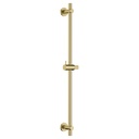 Slide Rail - Round Plate - Brushed Brass
