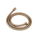 1.5m Smooth PVC Shower Hose - Brushed Bronze