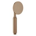 Round Pressure Boost Handshower - Brushed Bronze