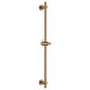 Slide Rail - Round Plate - Brushed Bronze