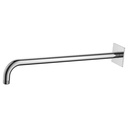 Wall Mounted 400mm Shower Arm - Square Plate - Diamond Chrome
