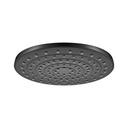 225mm ABS Rainshower - Matt Black