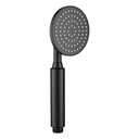 Round Pressure Boost Handshower - Matt Black