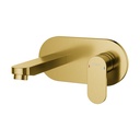 Smart 2-Hole Concealed Basin Mixer Finishing Set - Brushed Brass
