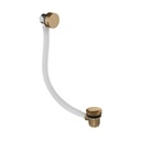 Bath Overflow Filler with Clicker Waste - Brushed Bronze