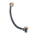 Bath Clicker Waste with Overflow - Brushed Bronze