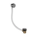 Bath Overflow Filler with Clicker Waste - Gun Metal