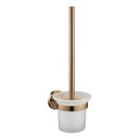Coco Toilet Brush and Holder - Brushed Bronze