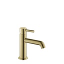 Levo 162mm Single Lever Basin Mixer - Brushed Brass