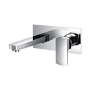 Dekka 2-Hole Concealed Basin Mixer Finishing Set - Diamond Chrome