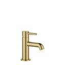 Levo 142mm Single Lever Basin Mixer - Brushed Brass