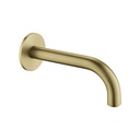 Levo Round 170mm Bath Spout - Brushed Brass