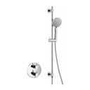 Levo Round Shower Pack with Slide Rail - Diamond Chrome
