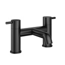 Levo 2-Hole Deck Mounted Bath Filler - Matt Black