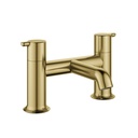 Moonlight 2-Hole Deck Mounted Bath Filler - Brushed Brass