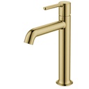 Moonlight 250mm Single Lever Basin Mixer - Brushed Brass