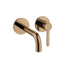 Moonlight 2-Hole Concealed Basin Mixer Finishing Set - Brushed Bronze