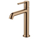 Moonlight 250mm Single Lever Basin Mixer - Brushed Bronze