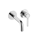 Moonlight 2-Hole Concealed Basin Mixer Finishing Set - Diamond Chrome