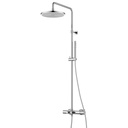 Moonlight GoClick 2-Outlet Thermostatic Adjustable Height Shower Column – Diamond Chrome