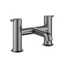 Moonlight 2-Hole Deck Mounted Bath Filler - Gun Metal