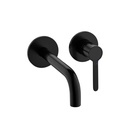 Moonlight 2-Hole Concealed Basin Mixer Finishing Set - Matt Black