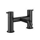 Moonlight 2-Hole Deck Mounted Bath Filler - Matt Black