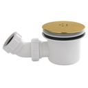 Kartell K-VIT 90mm Fast Flow Waste - Brass