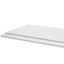 Kartell K-VIT Purity 800mm 2 Piece End Panel White