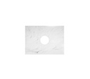 Kartell K-VIT Purity 506 x 400mm Solid Surface Worktop - White Marble