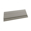 Kartell K-VIT Purity 700mm 2 Piece End Panel - Silver Oak