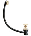 Kartell K-VIT Easyclean Sprung Bath Waste - Brushed Brass