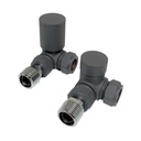 Kartell K-RAD Corner Valve 15mm (Pair) - Anthracite