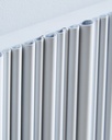 Kartell K-RAD Quebec Single Aluminium Radiator 1775 x 479mm - White