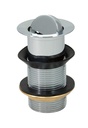 PEERLESS Basin Waste Flip Plug Slotted 1.1/4"(brass backnut) CP