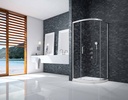 Ionic Essence Framed 1 Door Quadrant  - 900 x 900