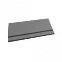 Kartell K-VIT Purity 800mm 2 Piece End Panel - Storm Grey Gloss