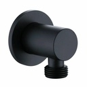 Kartell K-VIT Nero Round Outlet Elbow - Matt Black