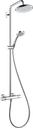 hansgrohe Showerpipe Croma 220 Ecosmart