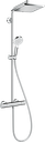 hansgrohe Crometta E 240 Showerpipe Ecosmart - Chrome