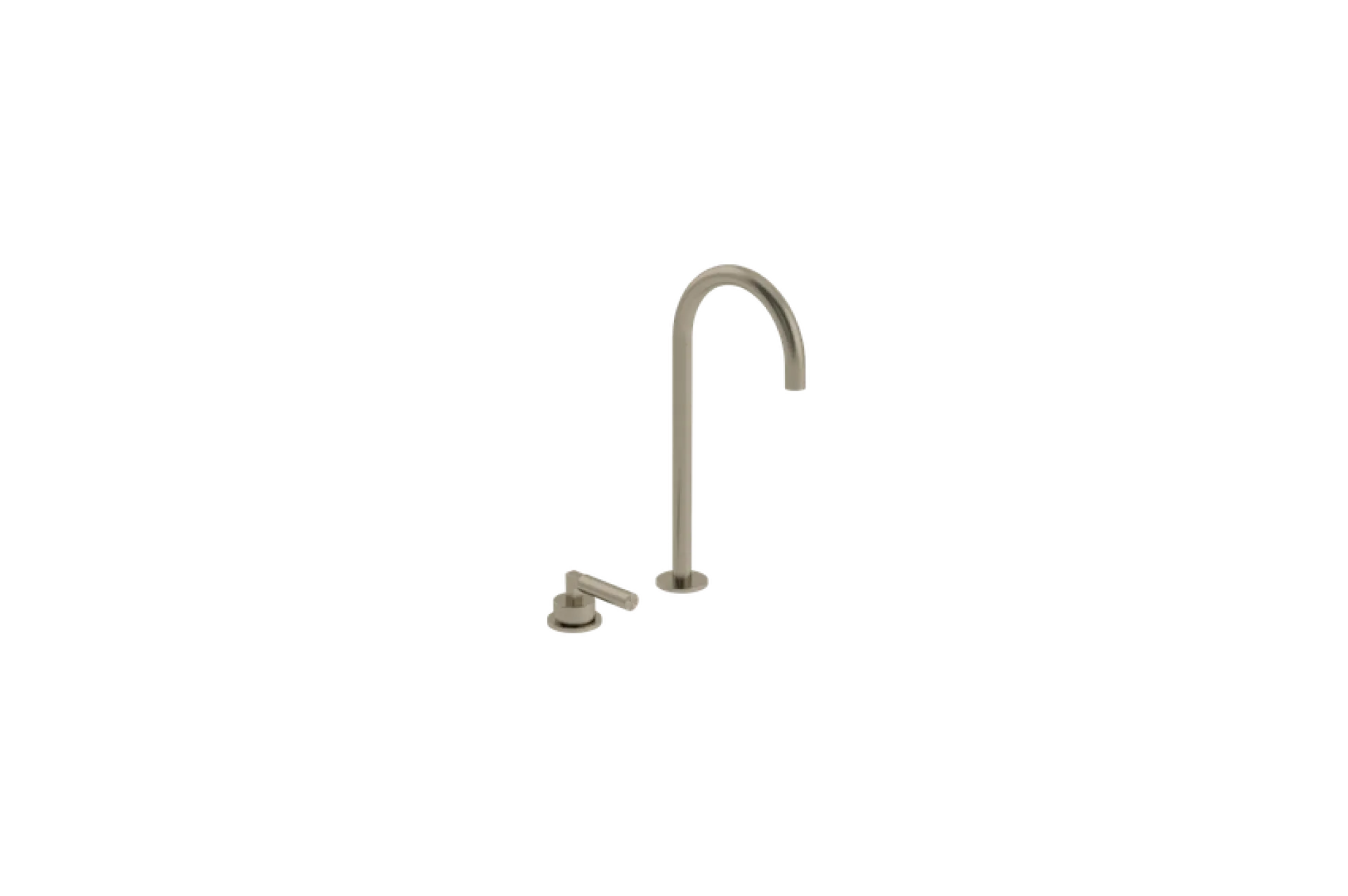 COALBROOK ZURICH 2TH DECK MOUNTED BASIN MIXER BN - TALL SPOUT