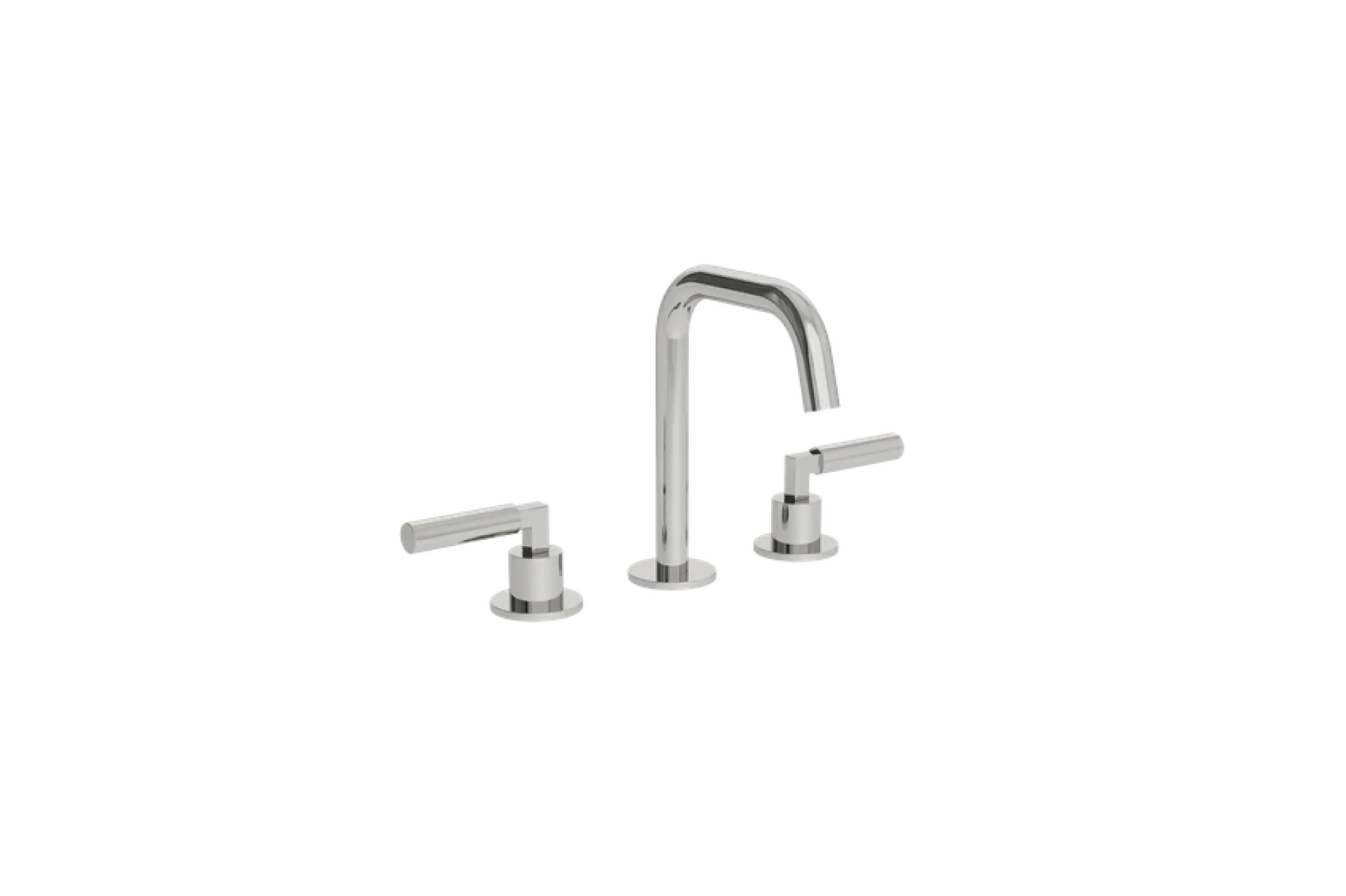 COALBROOK ZURICH 3 TAP HOLE BASIN MIXER CP - ANGLED FIXED SPOUT