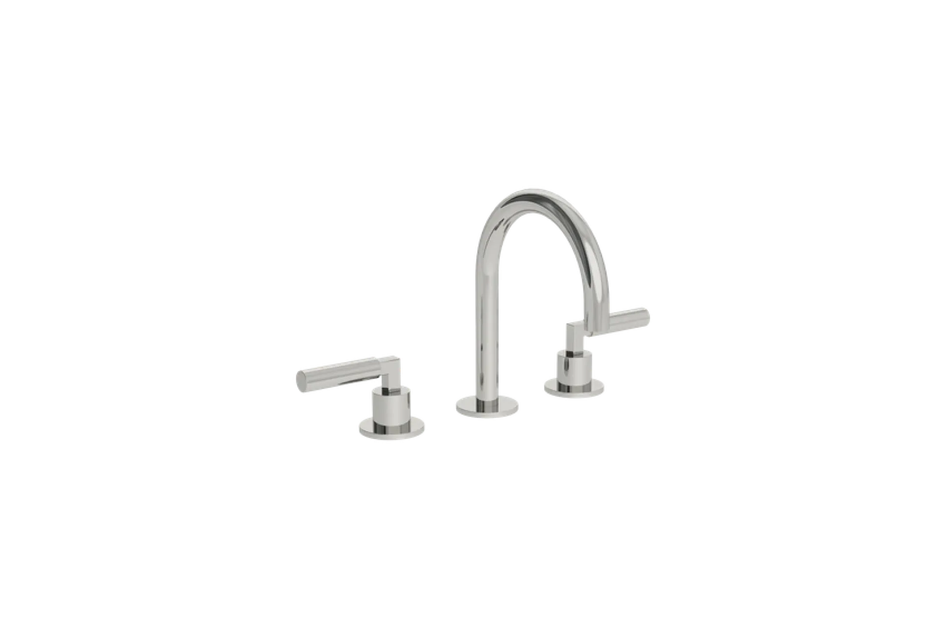 COALBROOK ZURICH 3 TAP HOLE BASIN MIXER CP - ROUND FIXED SPOUT