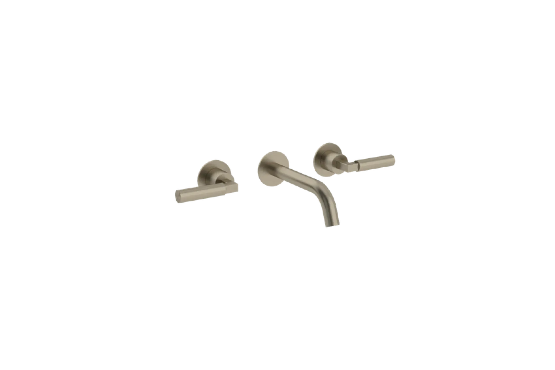 COALBROOK ZURICH 3 HOLE WALL MOUNTED BASIN MIXER BN - 165MM SPOUT