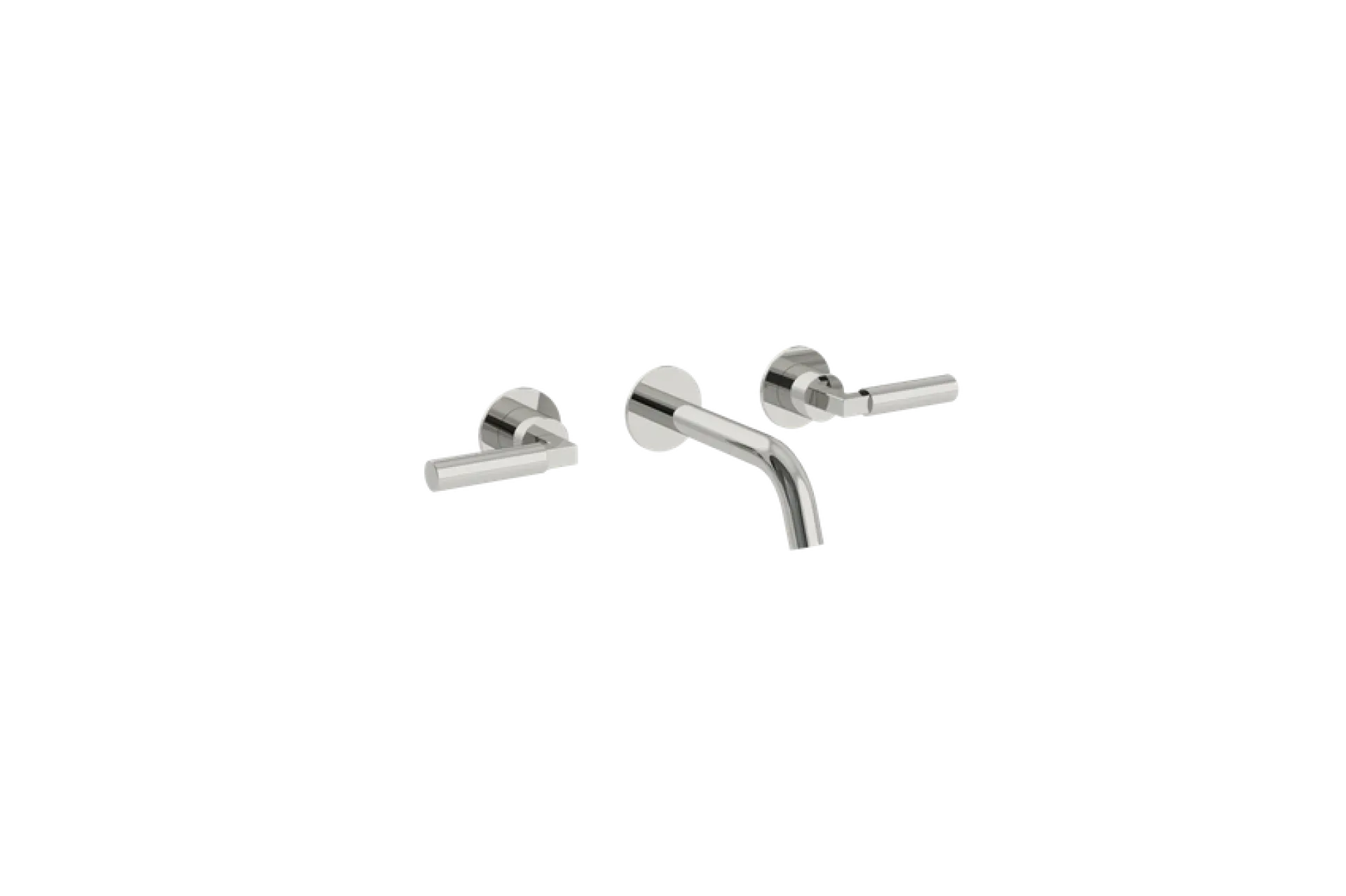 COALBROOK ZURICH 3 HOLE WALL MOUNTED BASIN MIXER CP - 165MM SPOUT