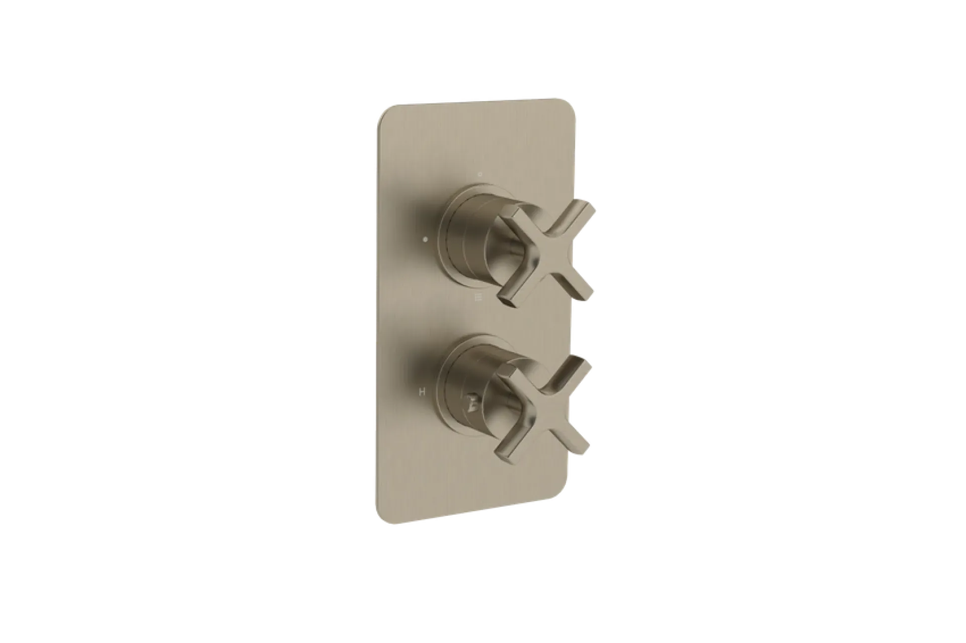 COALBROOK BANK SHOWER TRIMSET - 2H - 3 OUTLET BN