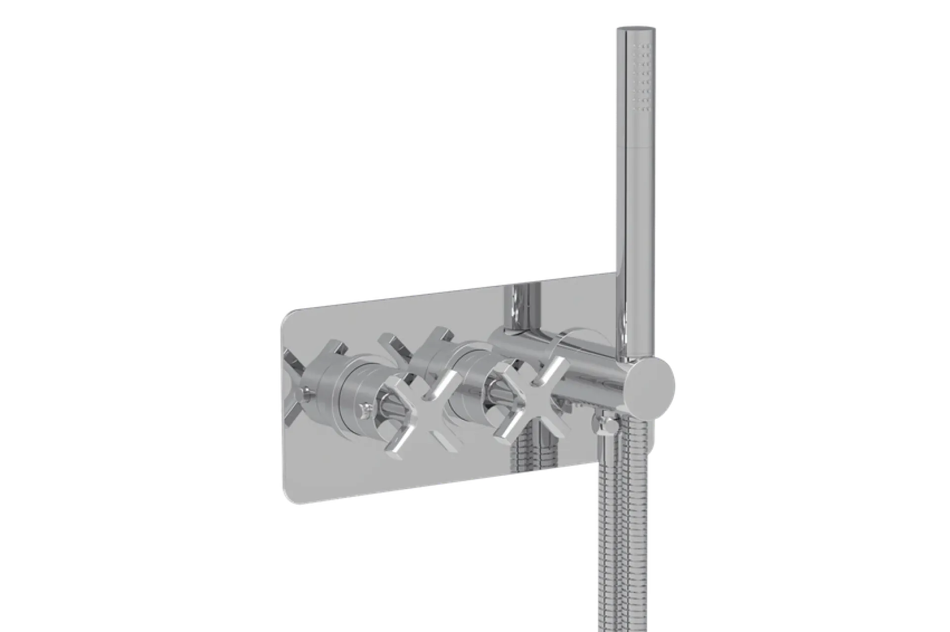 COALBROOK BANK 2 OUTLET TRIMSET WITH HANDSPRAY  CP